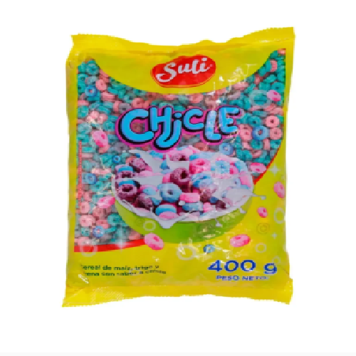 Cereal Suli Sabor Chicle 400 Gr